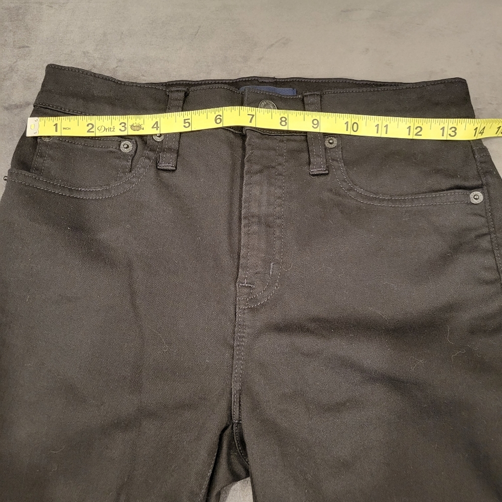 J Crew Women's 9" High-Rise Toothpick Pants Size 27 Black - Picture 7 of 12